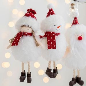 Kerstdecoraties Jaar 2023 Geschenken Angel Dolls Xmas Tree Ornamenten voor Home Navidad 2022 Noel Deco Fall Decor