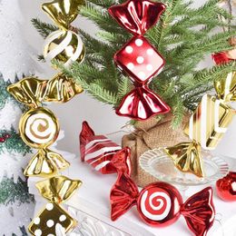 Kerstversiering Jaar 2024 Ornamenten 6 Stuks Boxed Candy Xmas Bal Boom 2023 Navidad Home Decor Supplies Noel