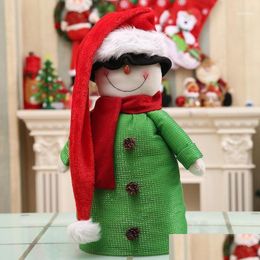 Decoraciones navideñas Año Gorra Sombrero Fiesta Papá Noel Felpa larga para Adts y niños Estilo de disfraz de Navidad Gorras Sombreros Decoración 1 Gota Deliv Dh042