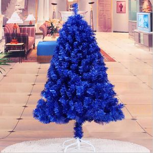 Décorations de Noël année essentielle 1,2 M / 120CM arbre bleu marine cadeaux fournitures de vacances