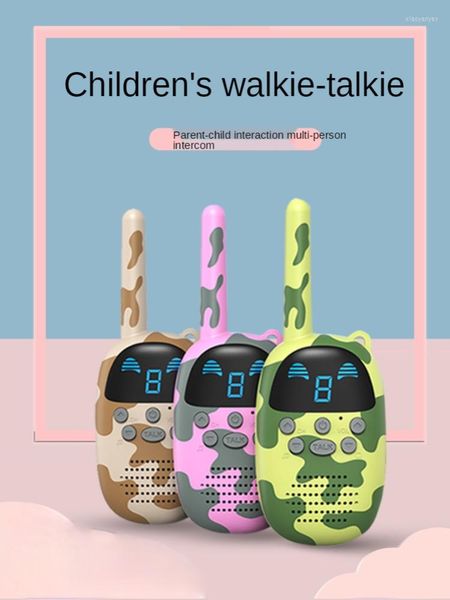 Decoraciones navideñas Zq Walkie-Talkie para padres e hijos, máquina pequeña de juego interactivo, teléfono inalámbrico para exteriores