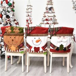 Ensemble de chaises décoratives de noël, ensemble de tabourets, nouvelle housse de chaise de poupée, ameublement décoratif européen et américain, GC2443