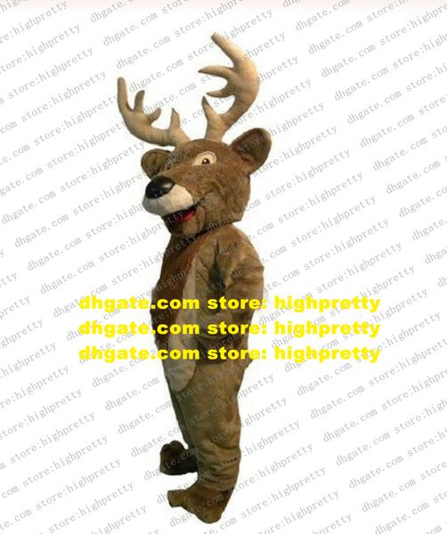 Christmas Deer Moose Alces Wapiti Elk mascotte costume adulte dessin animé Parent-Child Activités Cadeaux de vacances ZZ7645