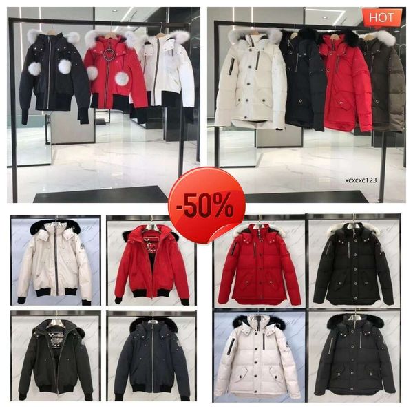 Remise de Noël ~ Down Parkas Mooses Knuckle Vestes de doudoune pour hommes Hommes Femmes Hiver Mens Duck Down Designer Parka Doudoune Canadian Scissors Puffer Jacket