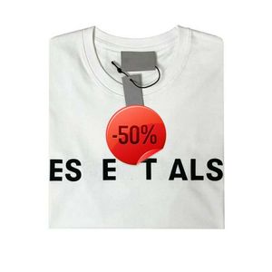 Remise de Noël ~ ESS Tees T-shirts pour hommes T-shirts T-shirts pour hommes Cotons de créateurs Tops Homme S Chemise décontractée Luxurys Vêtements Street Shorts SleeveSML