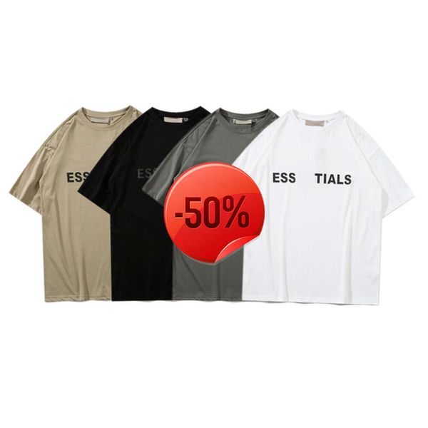 Remise de Noël ~ T-shirts 2023 ESS T-shirt pour hommes Hommes Femmes Chemises de créateurs Mode d'été Marque de luxe S-XL