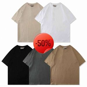 Kerstkorting t-shirts Heren T-shirts sweat T-shirt shirts T-shirt Silicone Massaal Letter Print T-shirts voor mannen en 100% katoen met korte mouwen High Street ESS To