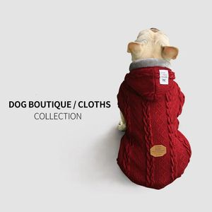 Vêtements de noël pour chiens, petits vêtements d'hiver en laine et duvet, fournitures pour animaux de compagnie, chiot bouledogue français 240226