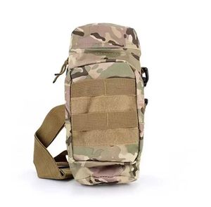 Sports de plein air Sacs Tactique Molle Bouteille D'eau Poche Camping Randonnée Voyage Bandoulière Sac D'eau Bouilloire Titulaire Chasse Taille Sacs