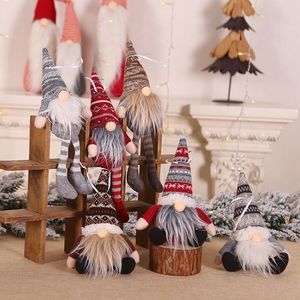 Kerstpop hanger Merry Tree Decor Decorations for Home Xmas Navidad Gift Happy Year Y201020