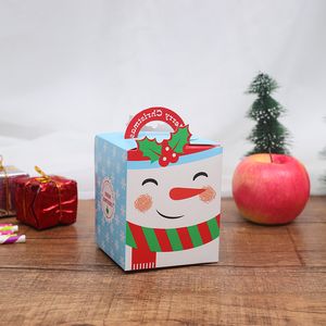 Kerstavond Geschenkdoos Santa Claus Fairy Design Papercard Present Party Favor Activity Box Nieuwjaar Apple Boxes Groothandel