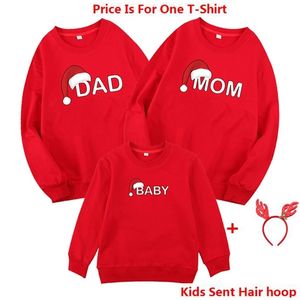 Christmas Family Look Adult Kids T-shirt bijpassende outfit Moeder dochter zoon vader 210521