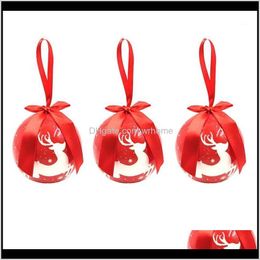 Fournitures de fête de Noël maison jardin arbre de noël suspendus ornements décorations cadeau année Navidad boule boule pour bricolage fête de Noël avec B