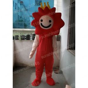 Christmas Flower Mascot Costume Cartoon thème personnage carnaval adultes Size Halloween Birthday Party Fancy Outdoor tenue pour hommes femmes