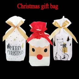 Bolsas de regalo de Navidad, regalos de galletas, caja de regalo de dulces de Santa, embalaje, decoraciones navideñas, regalo de Año Nuevo FY5641 b1022