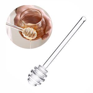 Miel Remuer Bâton Cuillères En Verre Dipper Sirop Distributeur Bâtons Creative Café Confiture Mélange Fournitures Pour Pot