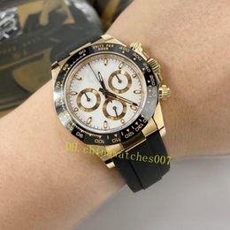 Reloj de estilo de regalo de Navidad 18k Gold Automatic Men's Luxury Clock 40 116503 116520 116523 116523 116518 116509 116506 116500 16528 257L