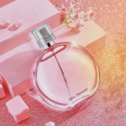 Cadeaux de Noël Parfum Eau tendre 100 ml Chance Girl Rose Bouteille Femme Vaporisateur Bonne odeur Longue durée Lady Parfum Fast Ship