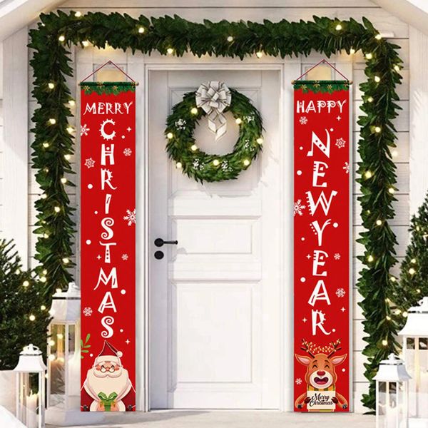 Bannière de porte suspendue de Noël ornements de Noël épouser des décorations de Noël pour la maison 2023 Noël natal bonne année 2024