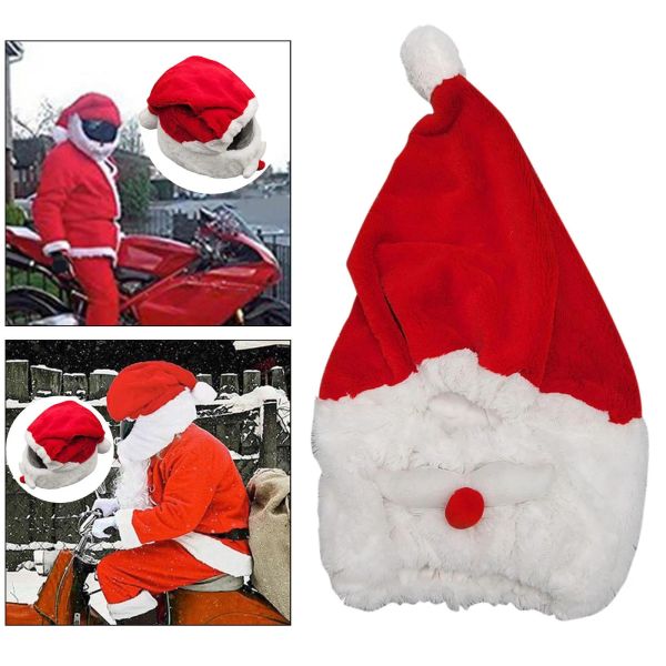 Chapeau de Noël Couverture de casque de moto Chapeau de Noël intégral pour femmes hommes CPA7038 0921