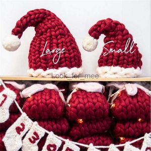 Christmas Hat Party For Baby Kids Adult Santa Soft Hats 2022 Nieuwjaar decoratie cadeau 2021 Navidad Merry Christmas Decorations HKD230823