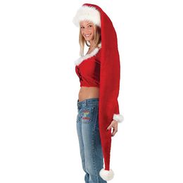 Christmas Hat Plux Santa-Claus Enfants Adulte Long New-Ye pour CAP DÉCORATIONS DE VISMAS CHARI