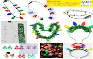 Kerstvakantie knipperende gloeilampen ketting LED -kettingen voor kerstdecoraties Geschenkbenodigdheden feest Candy Cane ketting7686375