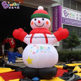 Kerstflatabele sneeuwpop, opblaasbaar model, sneeuwschatten, kerstman, transparante sneeuwvlokbal, kerstboom, kersthuisdecoratie