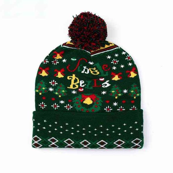 Noël Tricoté Jamaïque Rasta Chanvre Pompon Bonnet Joyseen Pour Hommes et Femmes