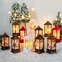 Christmas Lantern Light Joyeux Noël Décorations pour la maison 2023 NAVIDAD Ornements d'arbre de Noël Cadeaux de Noël Nouvel An 2024