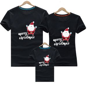 Look de Noël Snowman Cerf Maman et moi Vêtements assortis Famille Vêtements Ensembles Mère Fille Père Bébé T-shirt 210417