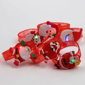 Montres créatives de dessin animé lumineux de Noël bracelets clignotants bracelets lumineux cadeaux pour enfants jouets vente en gros