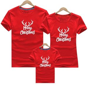 Navidad mamá y yo ropa a juego dibujos animados camiseta ropa niños papá mamá fiesta amantes tops familia camiseta 210417