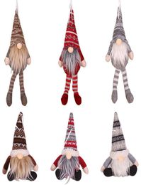 Ornements de Noël Assis Posture Faceless Forese Old Man Doll For Gift Kids Kids Home Decoration9697459