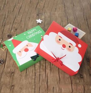Caja de regalo de papel de Navidad Cajas de embalaje de regalo de Papá Noel de dibujos animados Caja de regalo de fiesta de Navidad Bolsa Caja de dulces para niños Suministros para fiesta de Navidad 1448193