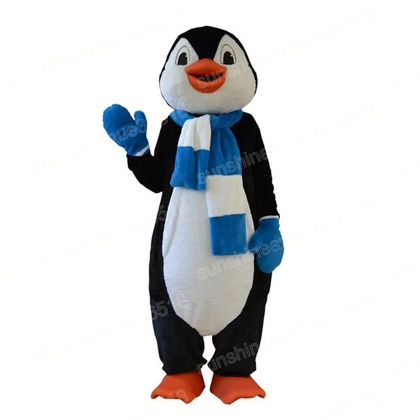 Navidad pingüino mascota disfraz de dibujos animados caricatura carnaval adultos talla de cumpleaños de halloween elegante atuendo al aire libre para hombres mujeres