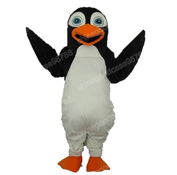 Costume de mascotte de pingouin de Noël de haute qualité, robe de soirée fantaisie d'Halloween, tenue de personnage de dessin animé, tenue de carnaval unisexe, accessoires publicitaires