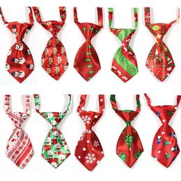 Christmas Necclutures Puppy Dog Chat enfants Small Nou Neck Neckings Adjuties Collar Dog Accessoires Pitre Supplies 288Y