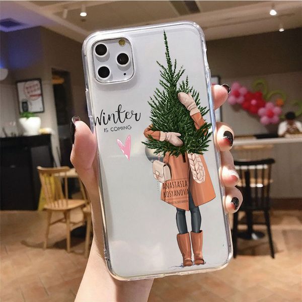 Case de téléphone de Noël pour Huawei Honor 9x 9a 8x 8S 7A 7C 20 10I 10XLITE Y6 Y5 P40 P30 LITE P20PRO MATE20PRO MATE20LITE