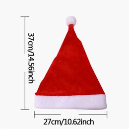 Kerst Pluche Hoeden Santa Claus Cosplay Kostuum Hoed Xmas Tree Decor Volwassen Kinderen Warm Caps Festival Geschenken Party Decoration Cap BH4987 WHLY