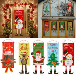 Pancarta navideña para puerta de porche, adorno colgante, decoración navideña para el hogar, Navidad 2020, Feliz Año Nuevo 2021, envío gratuito con DHL