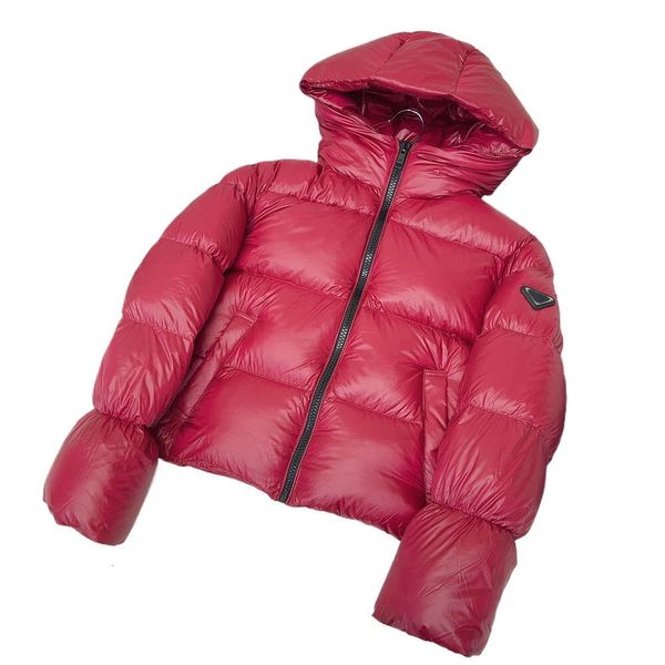 Noël Rouge Shorts Doudoune Femmes Épais Manteaux D'hiver Noir À Capuche Parka Petit Pain Vêtements Nouvelle Couleur Coupe-Vent SML 270AA