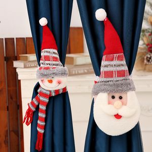 Gomas navideñas, hebillas para cortinas, productos creativos de dibujos animados navideños, productos de decoración navideña, adornos para ventanas