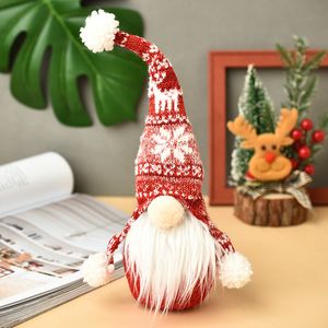 Christmas Santa Gnomes elf speelgoedfeest raam rode decoraties pluche gevulde poppen baard festival cadeau winter thuis ornamenten 5 5GL Q2