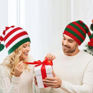 Bonnet de noël bonnet d'hiver bonnet tricoté au crochet casquettes de noël pour adulte bébé animal de compagnie noël nouvel an fournitures de fête de vacances