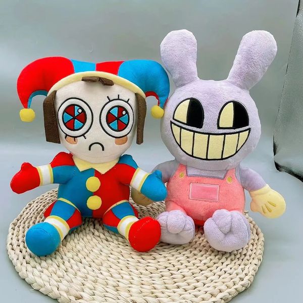 Jouets en peluche de clown de cirque de dessin animé mignon de série de Noël avec des oreillers de remplissage doux pour apaiser et apaiser les poupées endormies comme cadeaux en stock