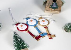 Kerstserie Hanger Sleutel Nieuwigheid Jongen Meisje Boom Hanger Schattige Kerstman Decor Ornament Feest Nieuwjaar Cadeau Xmas250S5800896