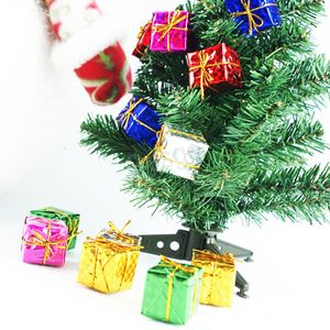 Noël Petit Cadeau Pack Arbre De Noël Décoration Pendentif Boîte Cadeaux Boîtes Pendentifs Festival Fête Bureau Décor Ornement BH5806 WLY