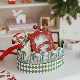 Bougie d'aromathérapie flocon de neige de noël, bougie créative faite à la main, cadeau de décoration pour la maison