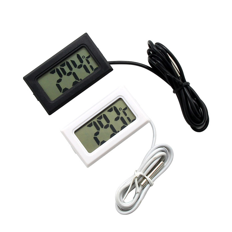 Digital LCD -termometer Hygrometer Temperaturinstrument Väderstation Diagnostisk verktyg Termisk regulator Termometer Digital -50- 110 ° C